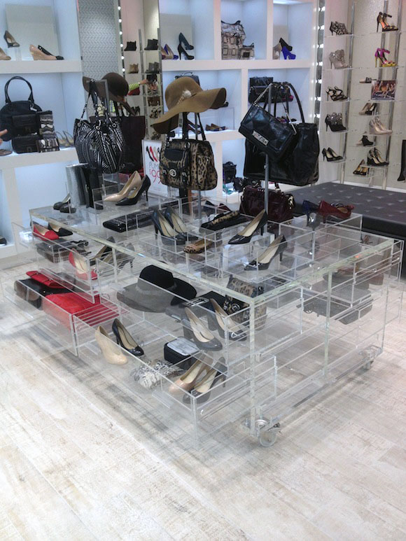 ... Shoe Bar, along with the too perfect for words perspex accessories