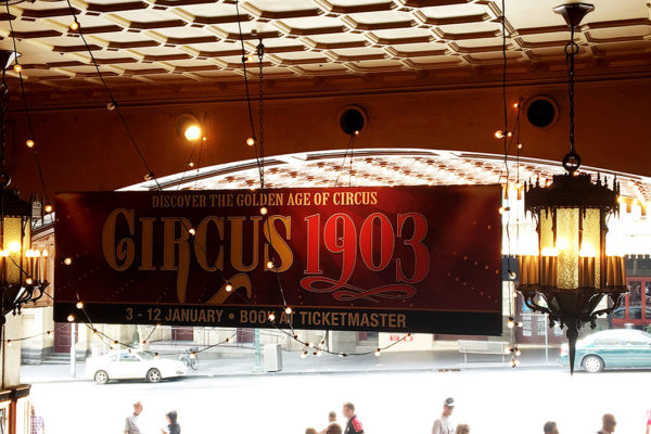 The Regent Theatre in full glory with CIRCUS 1903