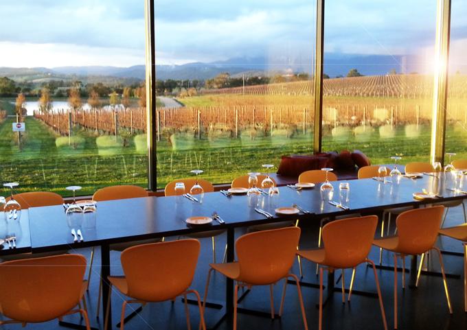 Oakridge Winery dining room