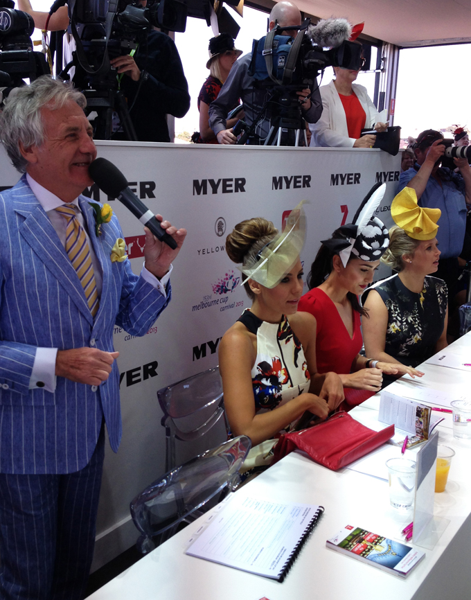 Judging Fashions on the Field on Cup Day