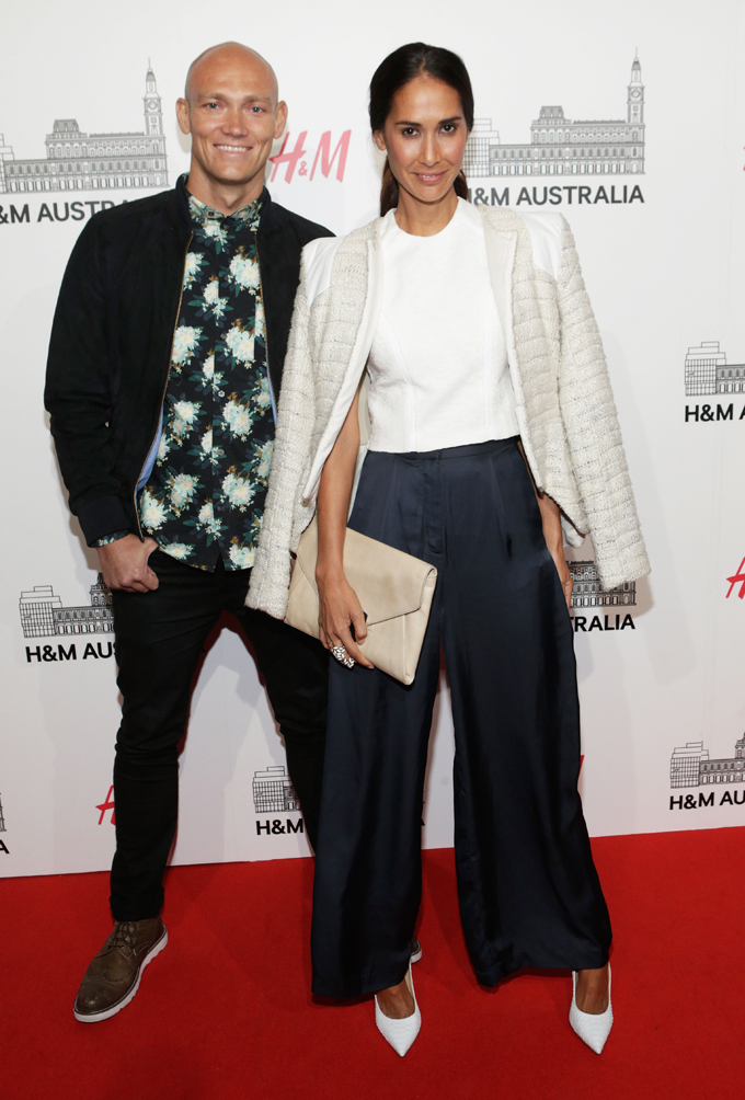 Micheal and Lindy Klim - H&M's first Australian store in Melbourne