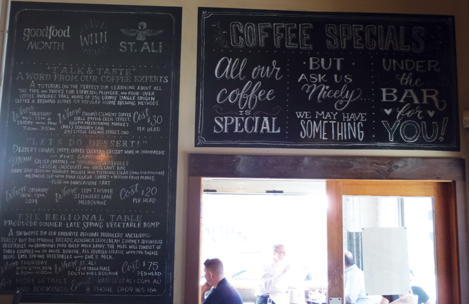 St Ali - Coffee Specials