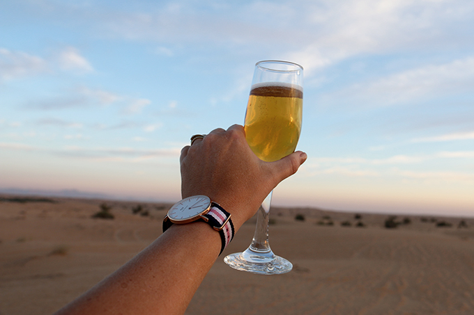 Cheers to the Dubai sunset