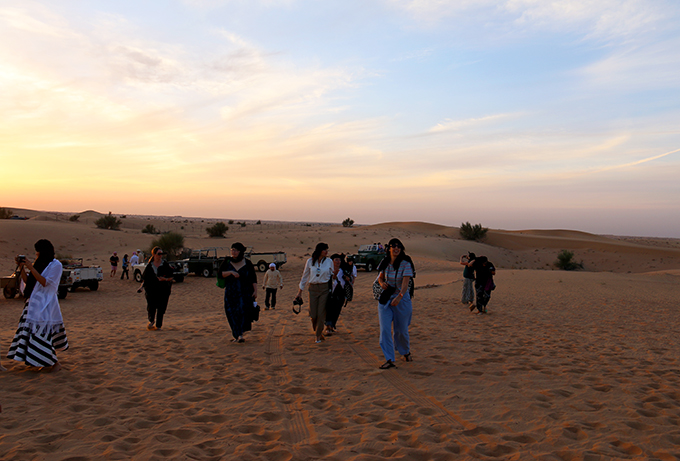 Desert Safari sunset