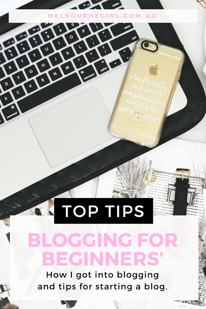 BLOGGING FOR BEGINNERS