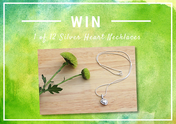 WIN Silver Heart Necklaces