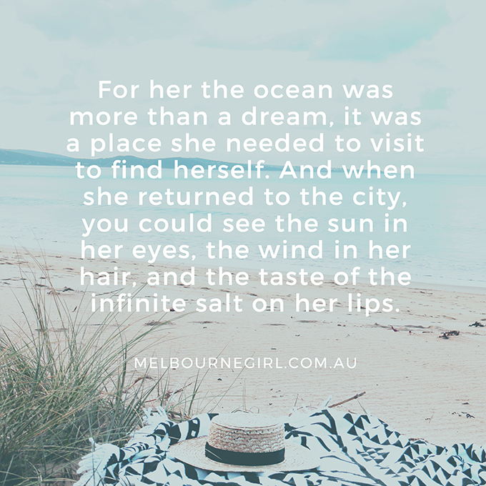 For her the ocean was more than a dream