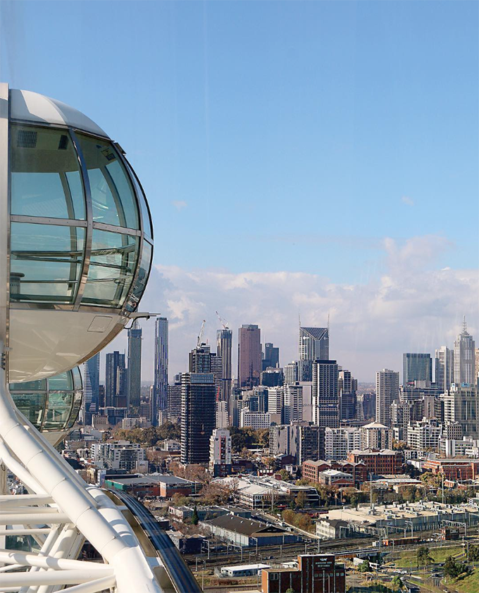 Beautiful Melbourne - view from the Star observation wheel