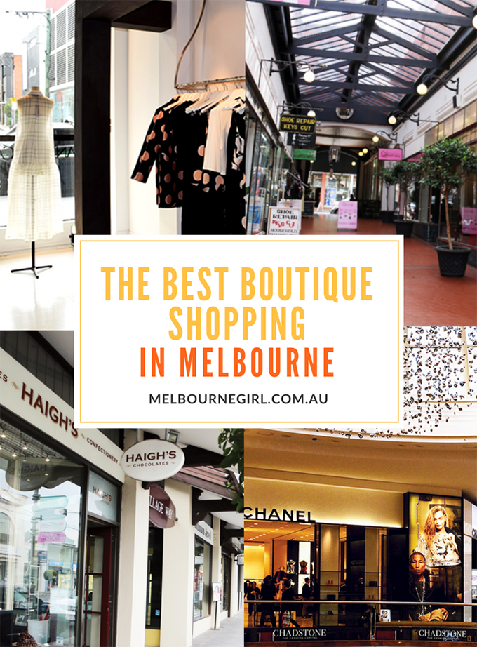 The best Boutique Shopping in Melbourne