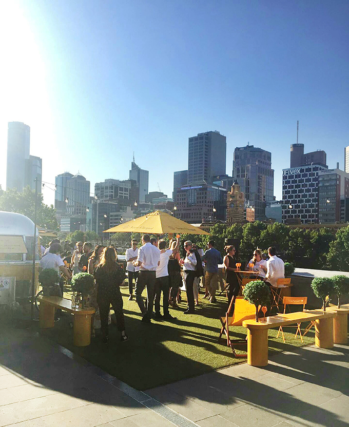 Melbourne Girl - Veuve Clicquot Airstream Pop Up Bar