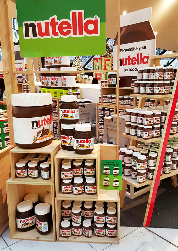 Myer Giftorium - Nutella Station