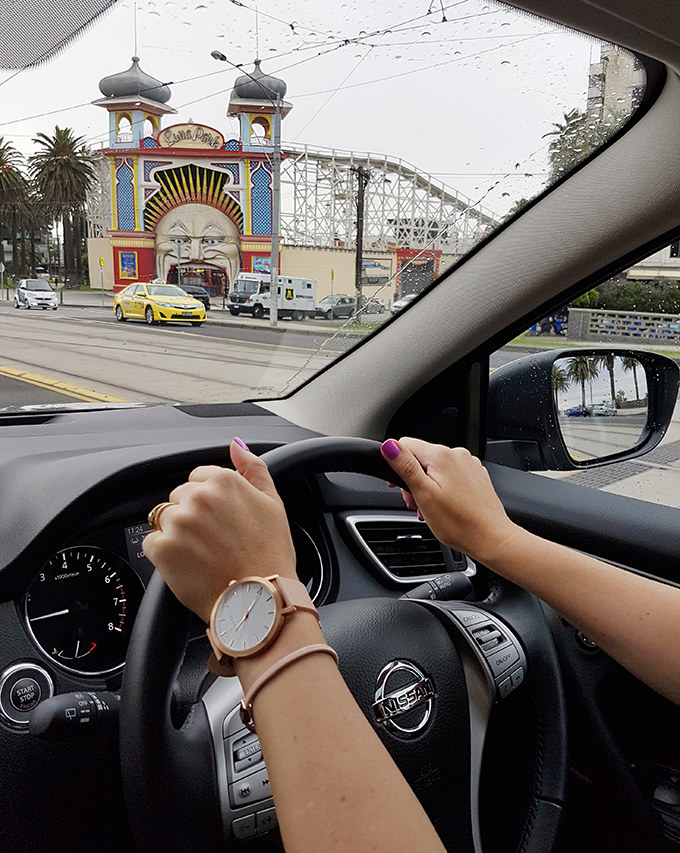 Driving to Luna Park