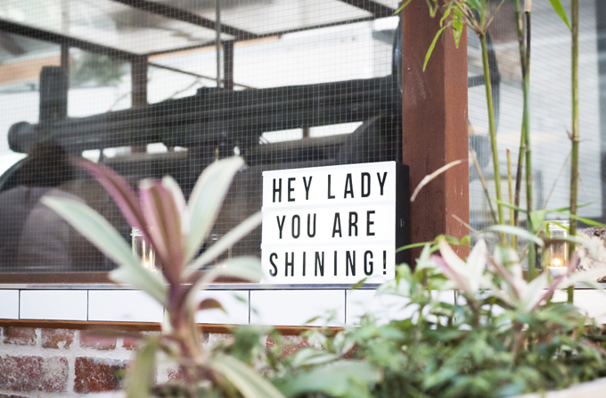 Hey Lady - You are Shining