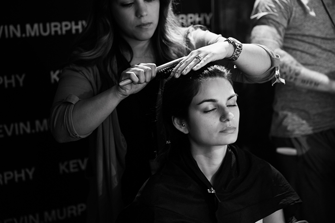 HAIR - Backstage with MECCA at MSFW Opening Gala