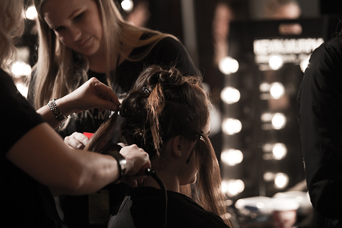 Hair and Make Up Prep - MSFW