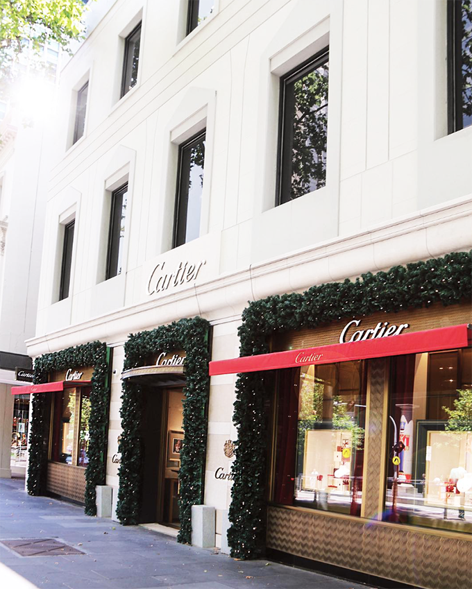 Cartier - Christmas Shop Front - Melbourne Australia
