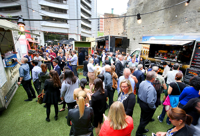 Food Trucks pop up on Collins Street