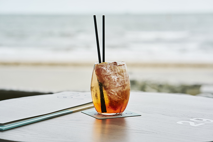beach-side cocktail