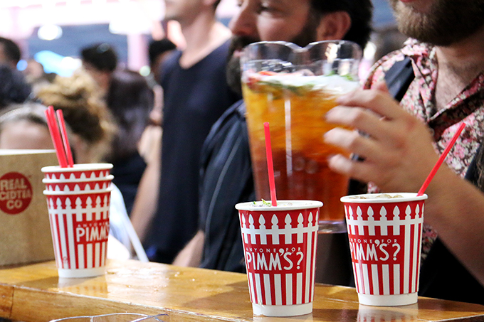 Pimms at the Summer Night Market