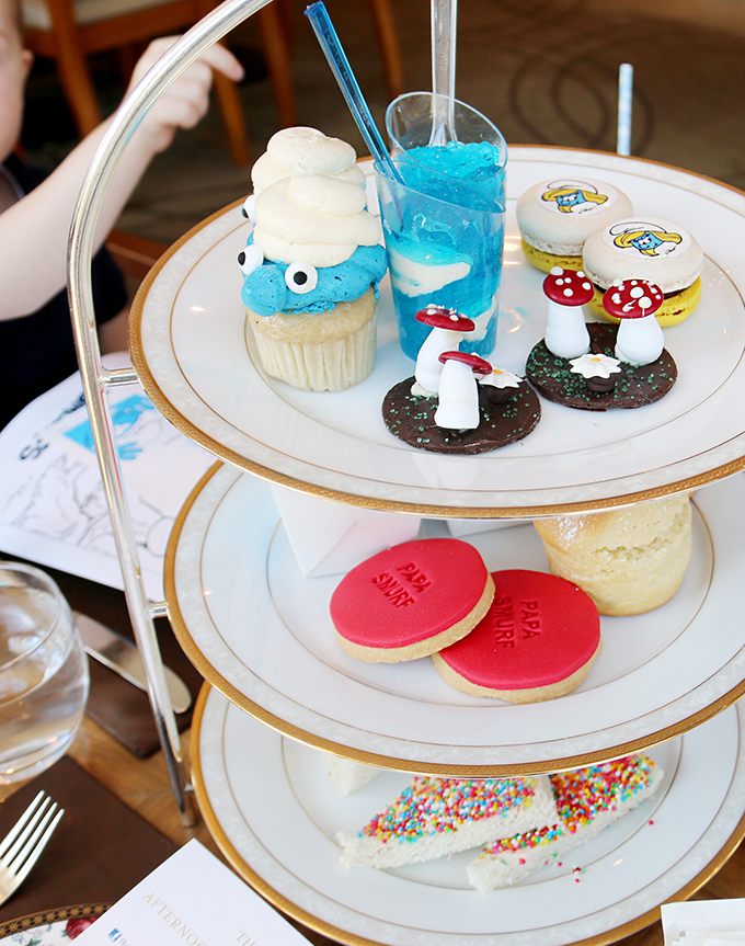 School Holidays - The Smurf's High Tea at The Langham Melbourne
