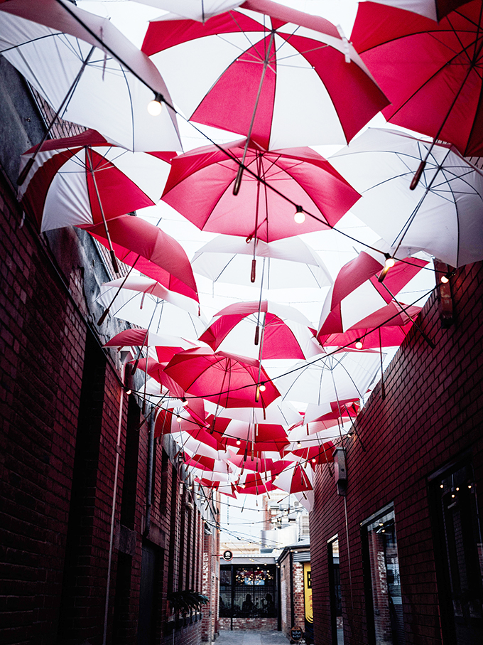 Ballarat Umbrella Laneway - Melbourne Girl Road Trip