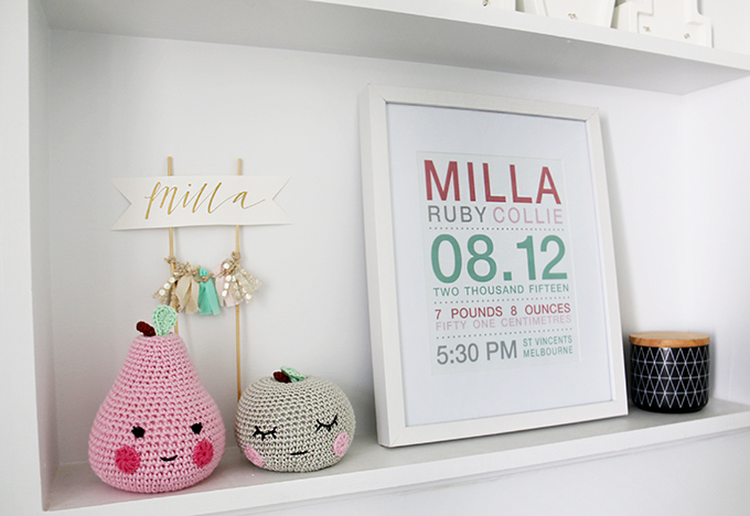 Inside Milla's Nursery - Shelf