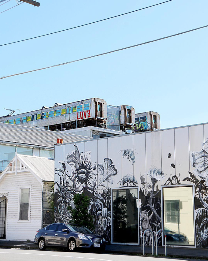 Easeys - Train Carriage Rooftop Burger Joint - Melbourne