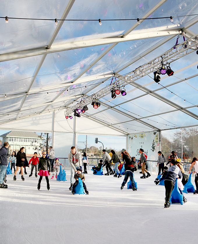 Eastland ice skating at Ringwood Town Square