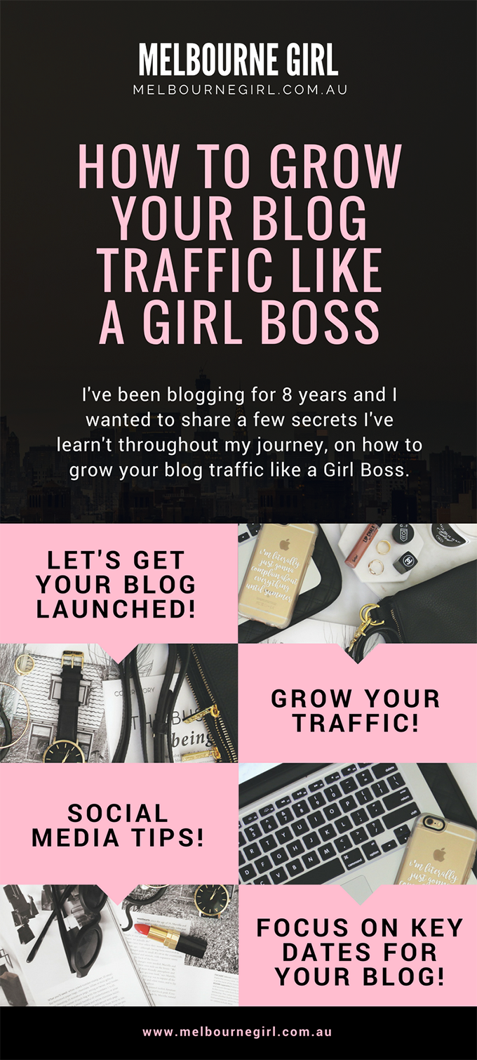 How to grow your blog traffic like a Girl Boss