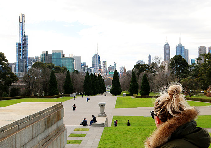 View from the Shrine of Remembrance - Melbourne