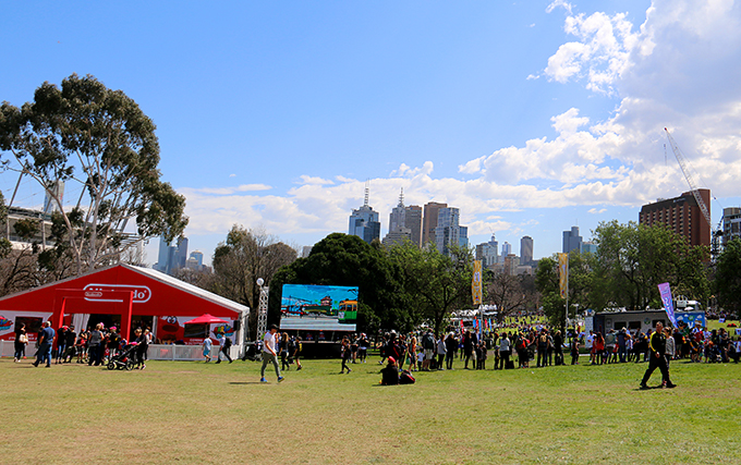AFL Footy Festival in Melbourne