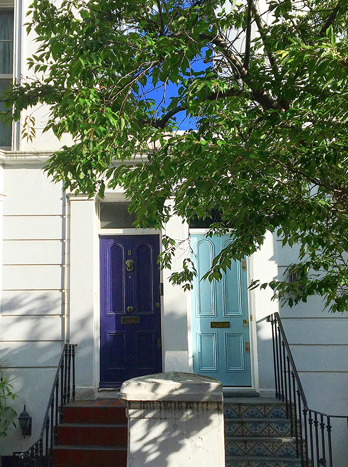 Coloured Doors in London