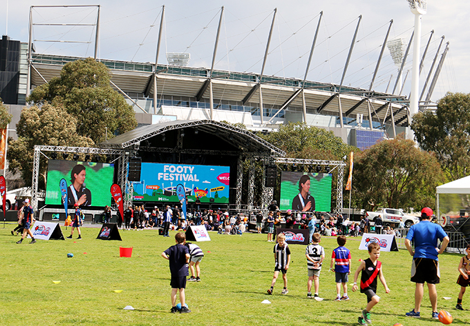 MCG - AFL Footy Festival in Melbourne