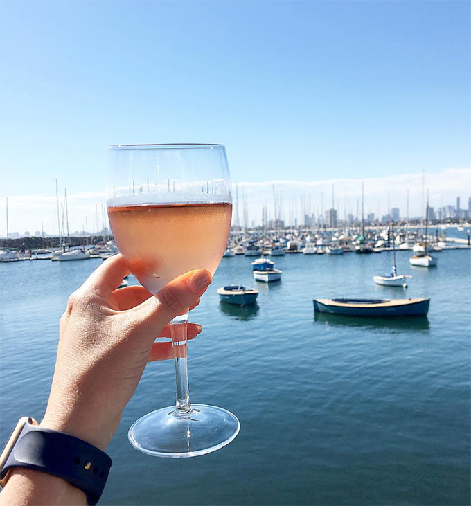 Rose all day - St Kilda Pier