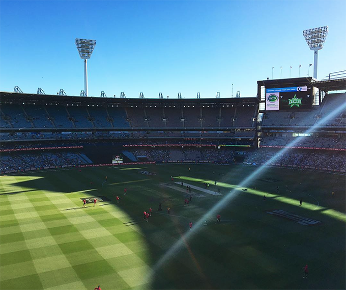 BBL Cricket at Melbourne MCG - Australia