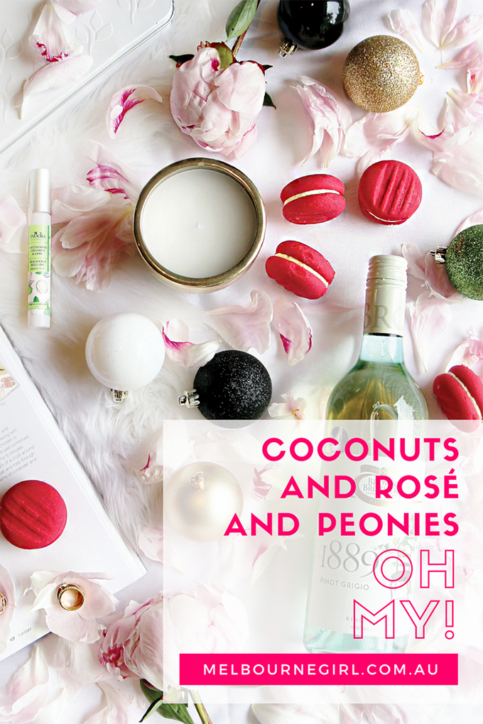Coconuts and rosé and peonies... OH MY!