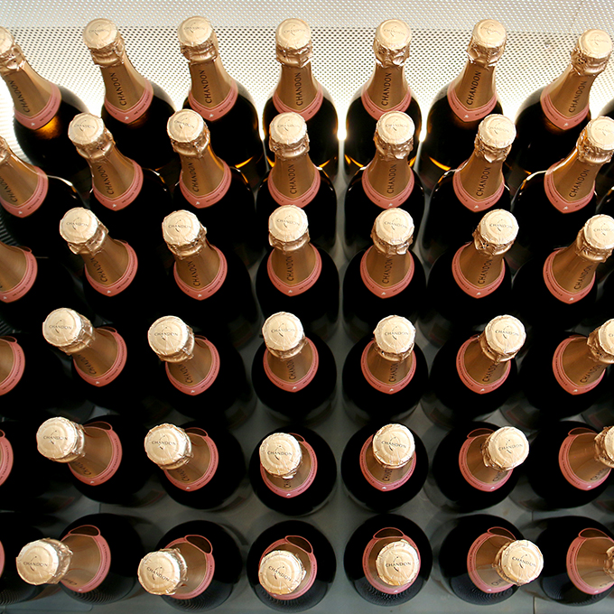 Domaine Chandon wine bottles