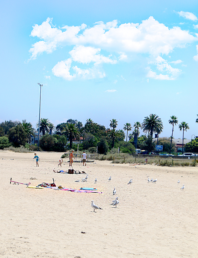 Port Melbourne Beach is great for families