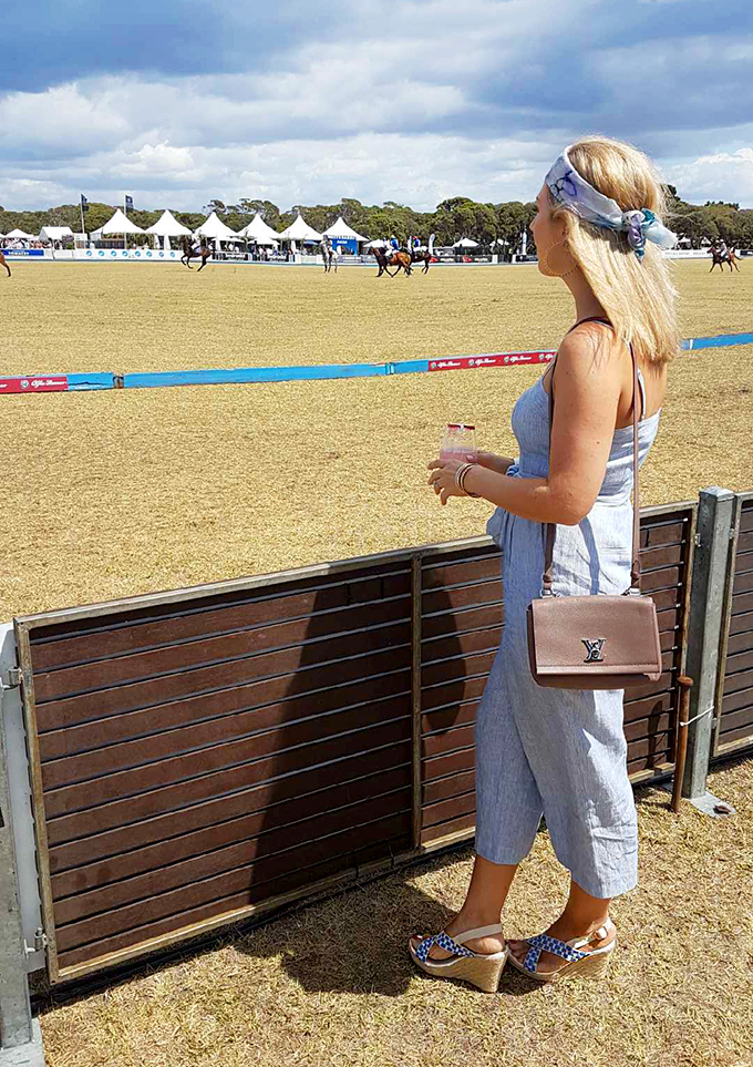 Prue at Portsea Polo 2018