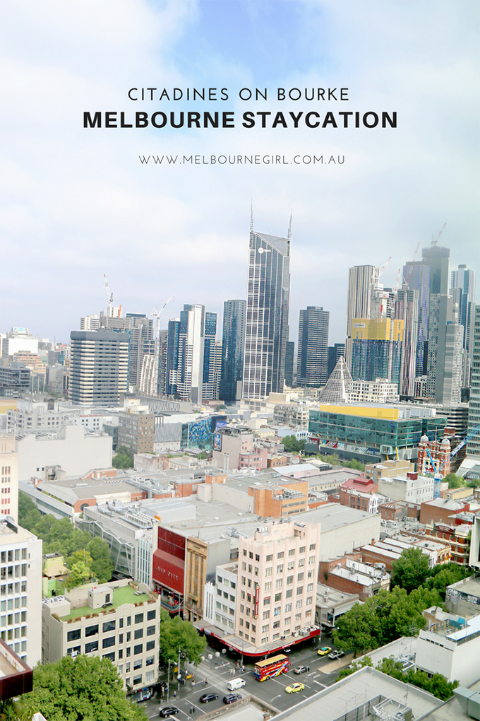 Staycation at Citadines on Bourke Melbourne