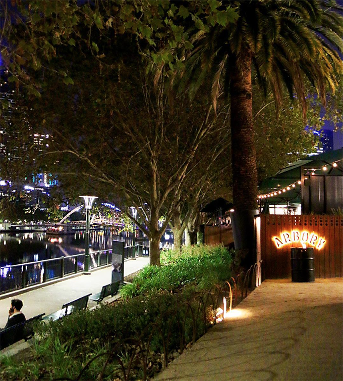 The Arbory - Melbourne river side Bar