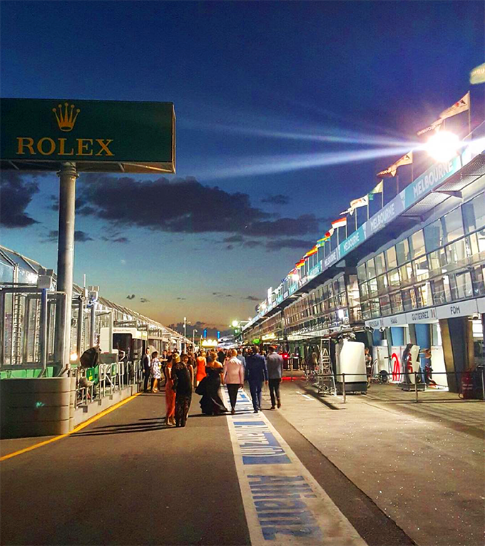 Glamour on the Grid Grand Prix Party at Albert Park