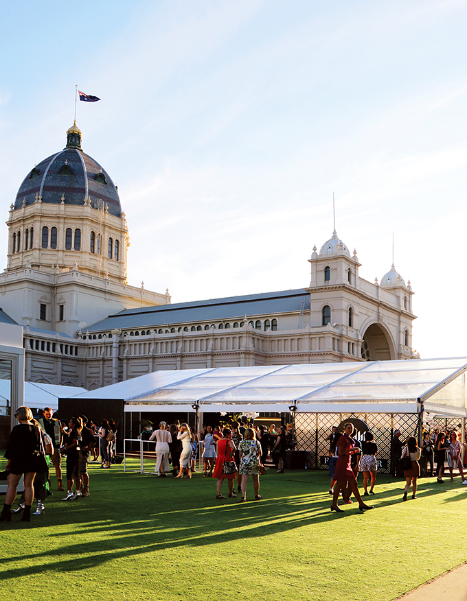 Melbourne Fashion Festival at the Royal Exhibition Building in Carlton