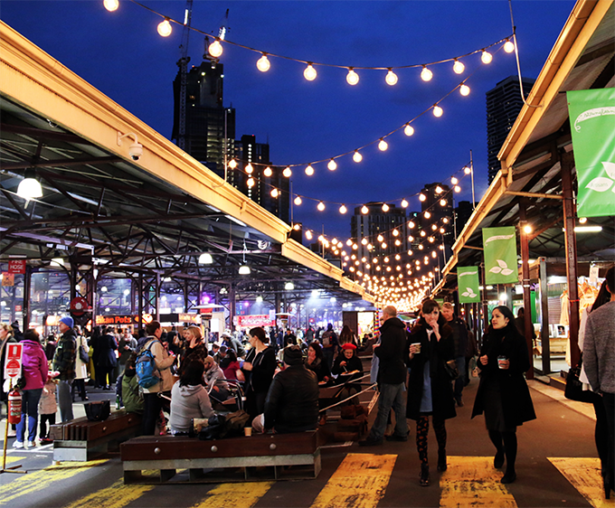 Winter Night Market - Melbourne Australia