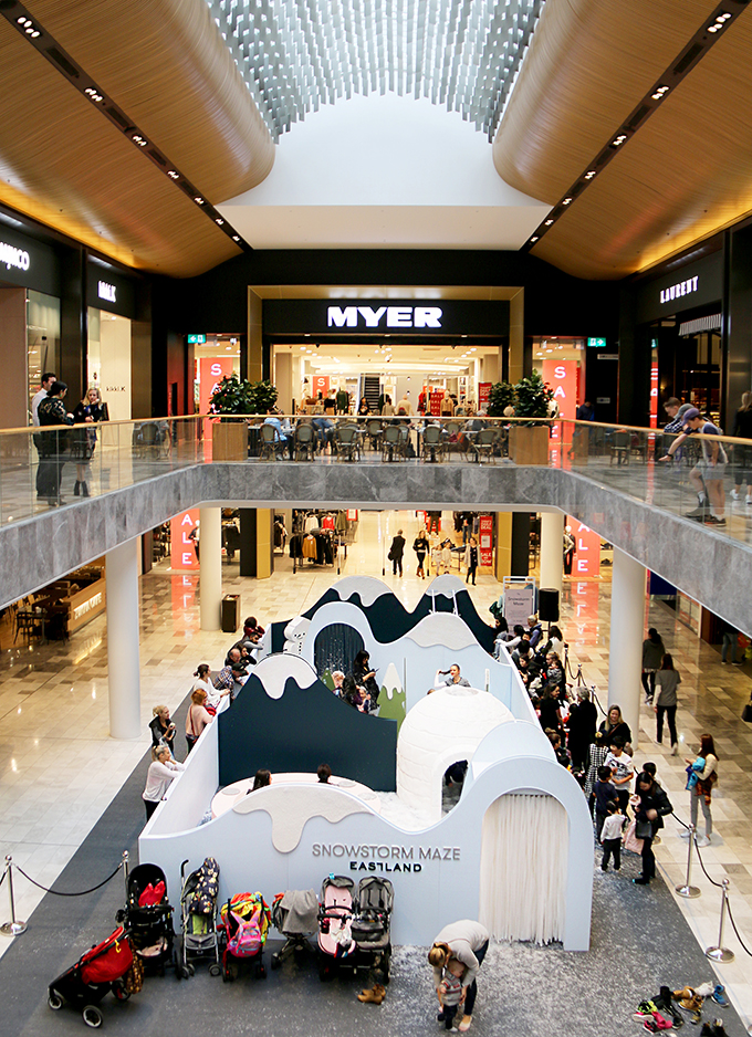 Snowstorm Maze at Eastland - Melbourne