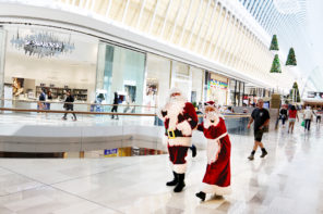 Santa has arrived in Melbourne at Eastland