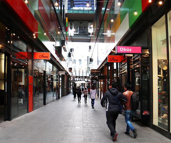 Shopping at QV Melbourne - Australia
